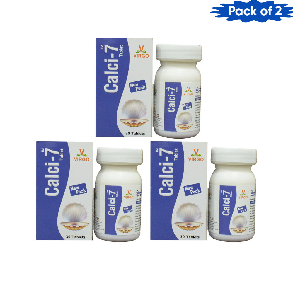Virgo Uap Calci-7 30 Tablets(Pack of 3)