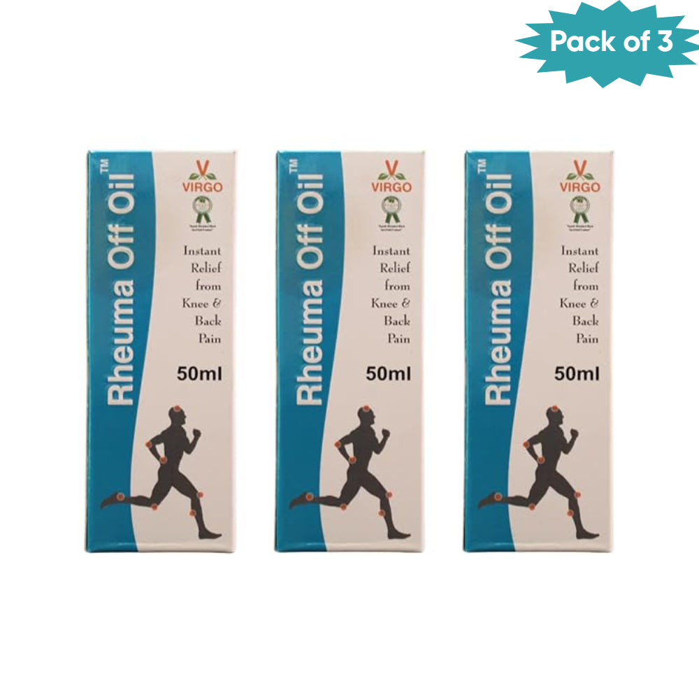 Virgo Uap Rheuma Off Oil 50 Ml(Pack of 3)