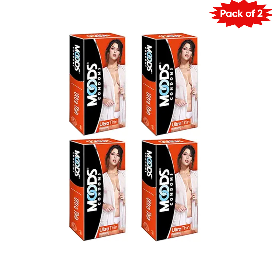 Hll Lifecare Moods Ultrathin Condoms 10 Pcs(Pack of 4)