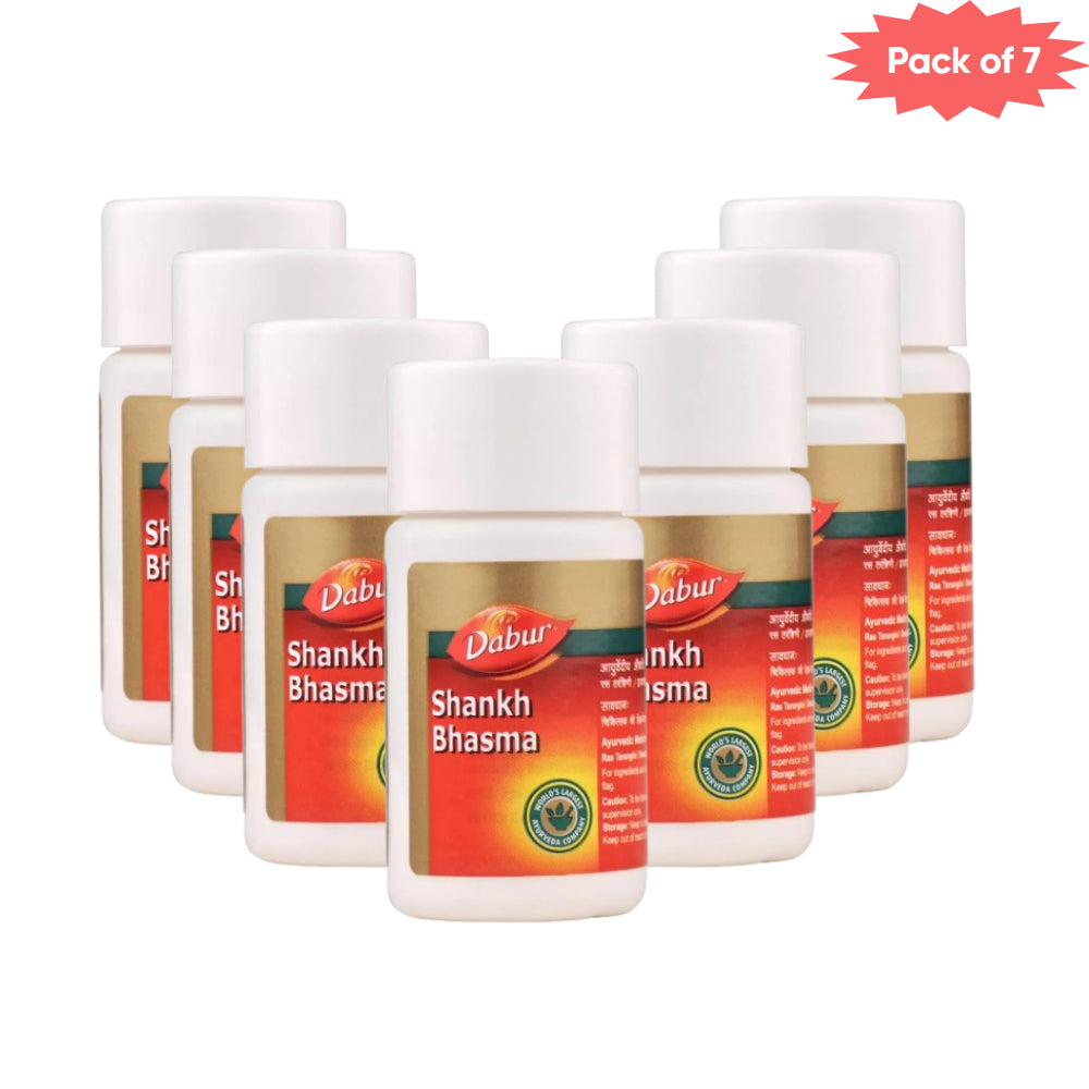 Dabur Shankh Bhasma 10 Gm(Pack of 7)