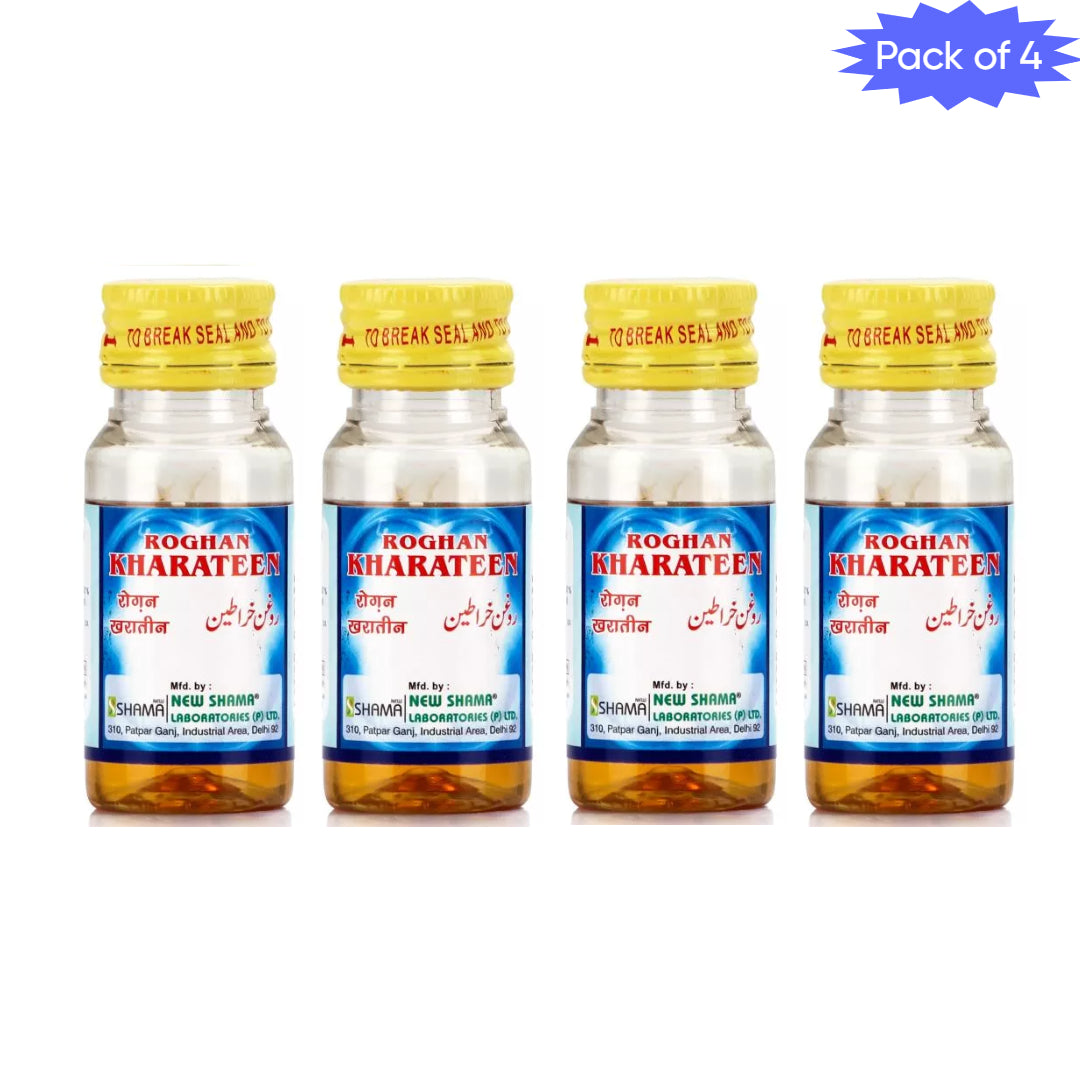 New Shama Roghan Kharateen 30 Ml(Pack of 4)