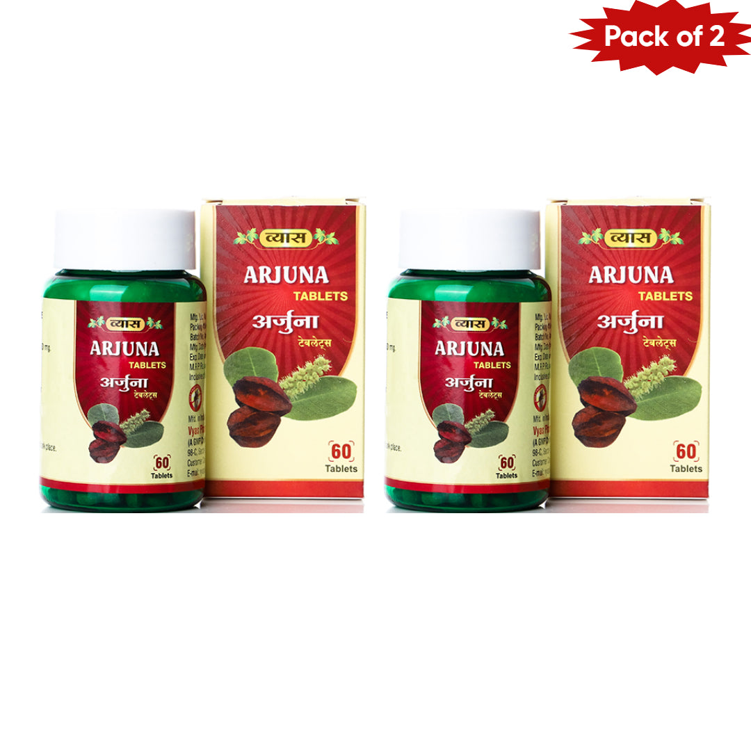 Vyas Arjuna 60 Tablets(Pack of 2)