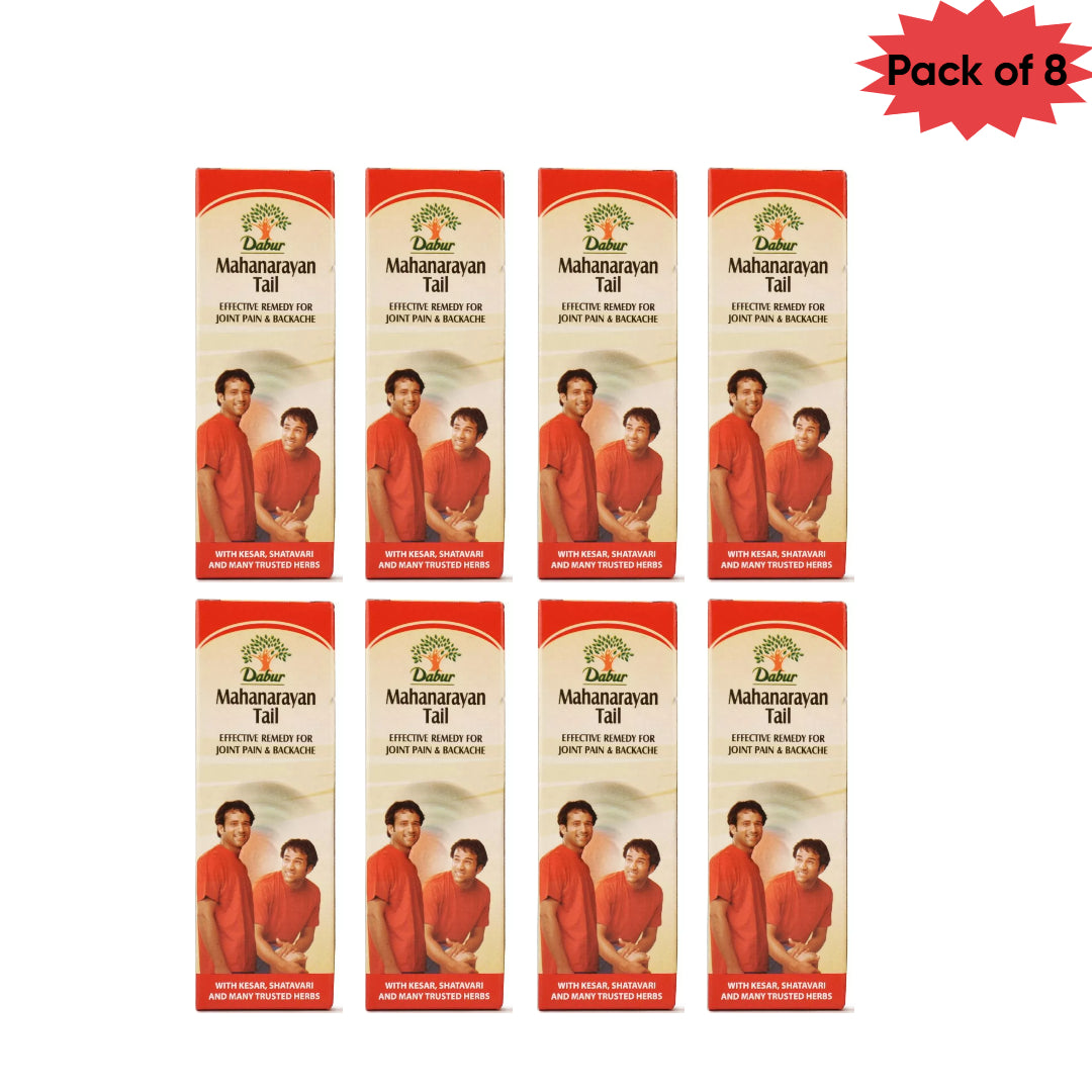Dabur Mahanarayan Tail 50 Ml(Pack of 8)