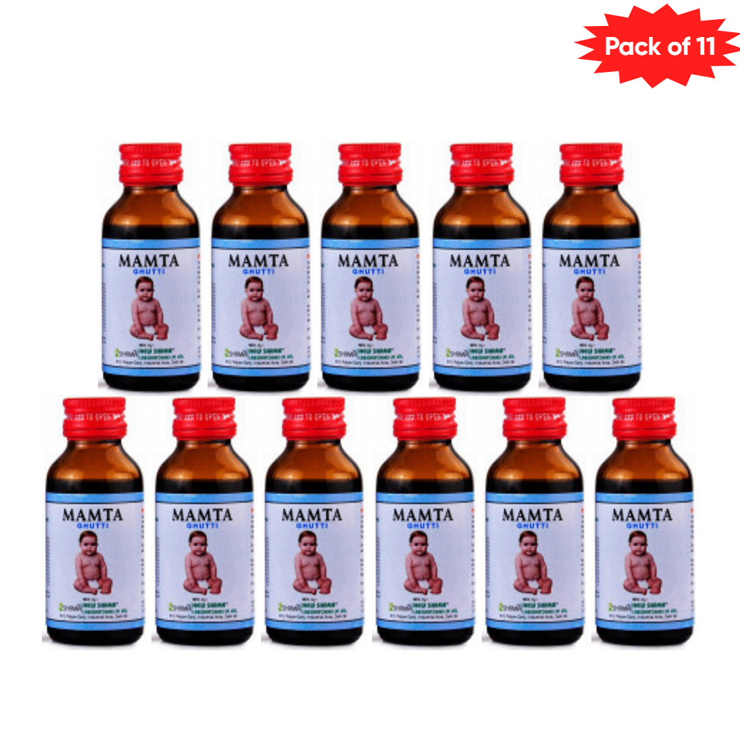 New Shama Mamta Ghutti 60 Ml(Pack of 11)