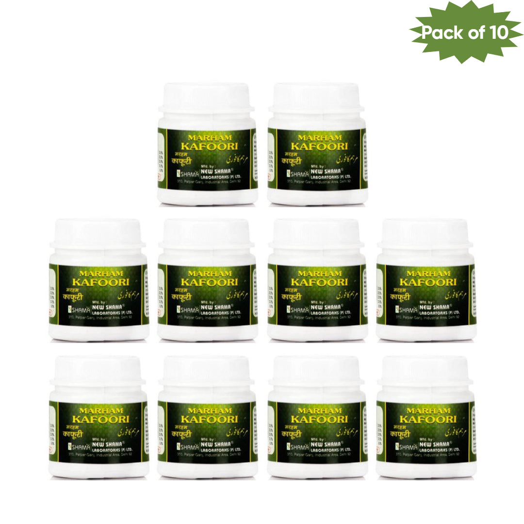 New Shama Marham Kafoori 25 Gm(Pack of 10)