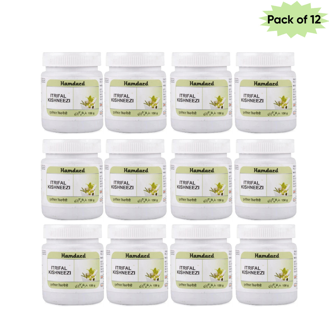 Hamdard Itrifal Kishneezi 150 Gm(Pack of 12)