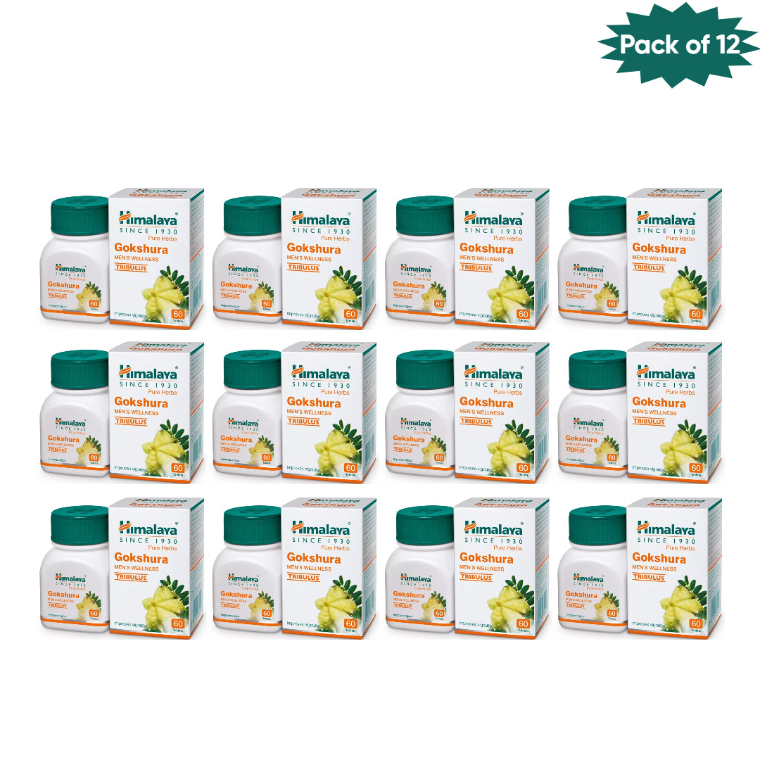 Himalaya Gokshura 60 Tablets(Pack of 12)
