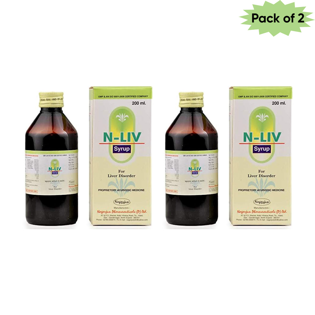 Nagarjun (Gujarat) N-Liv Syrup 200 Ml(Pack of 2)