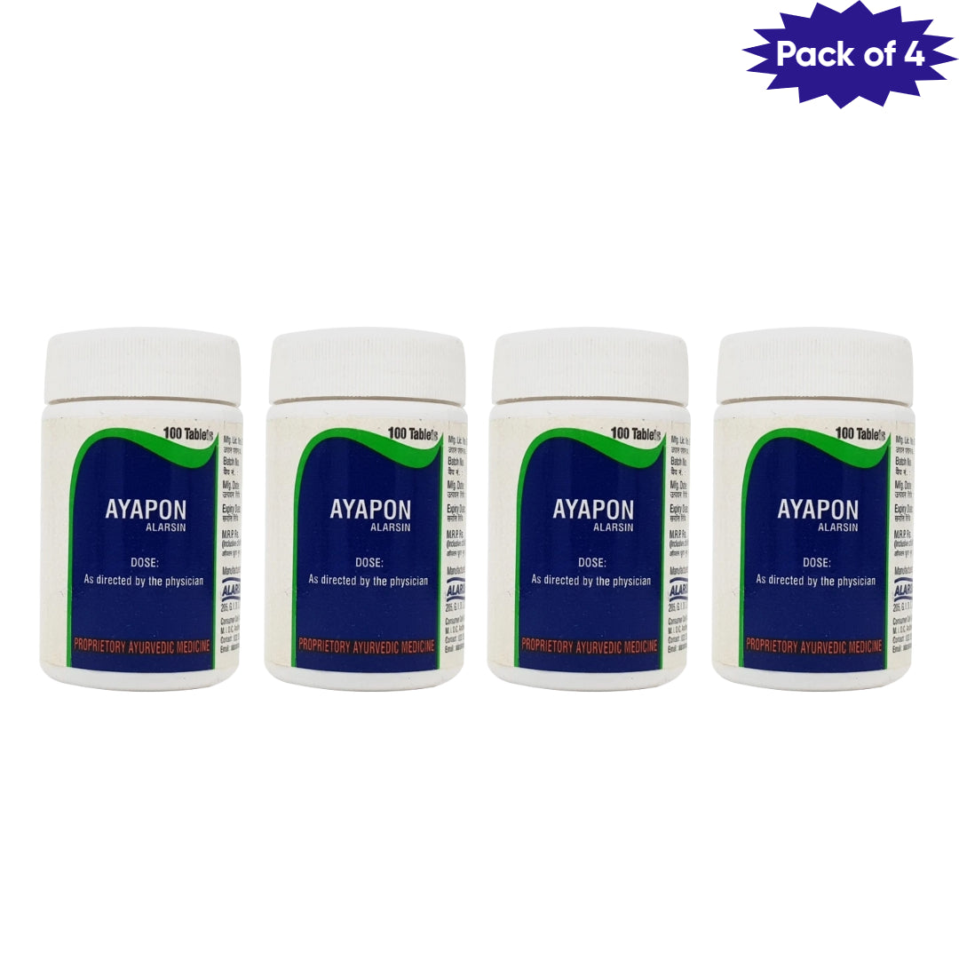 Alarsin Ayapon 100 Tablets(Pack of 4)