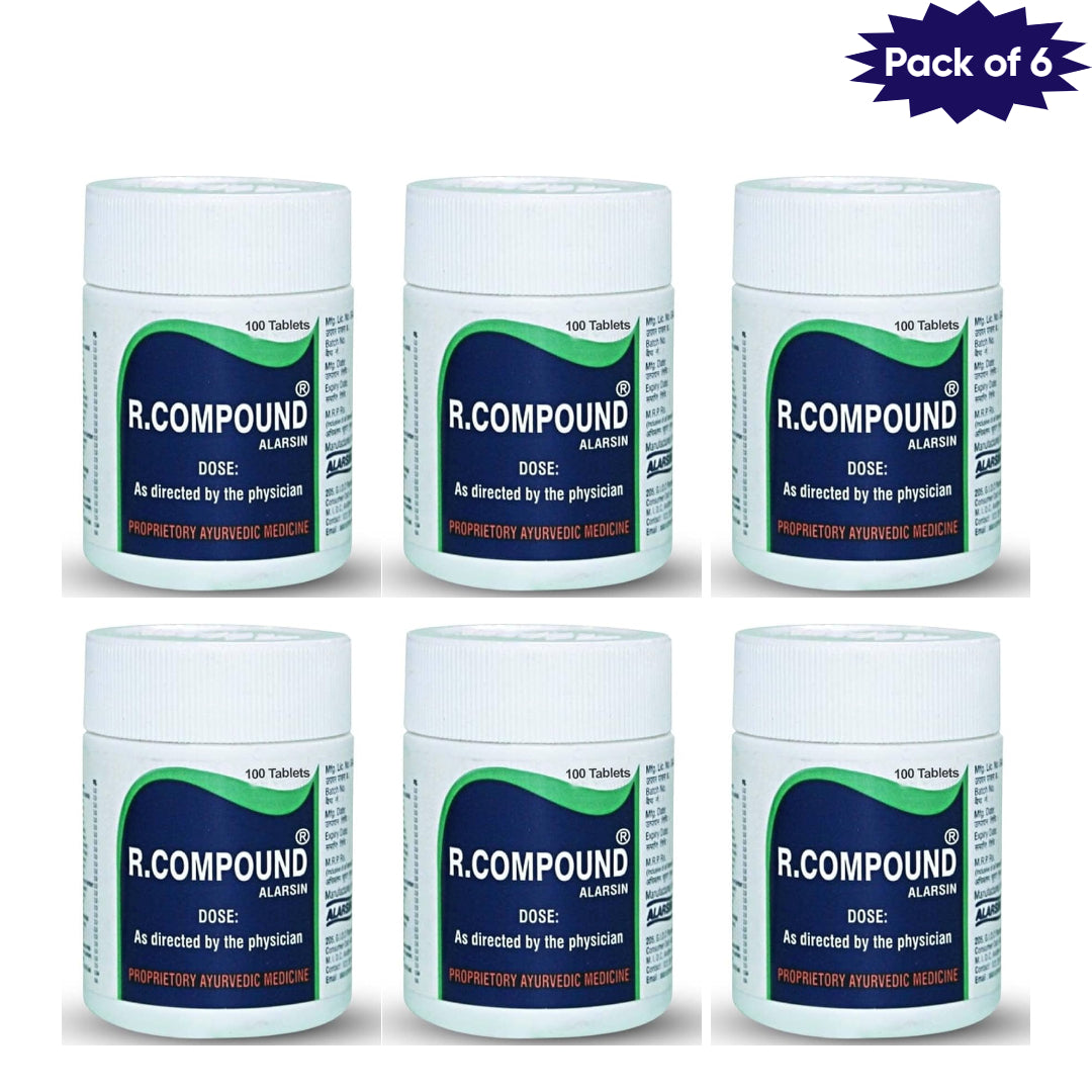 Alarsin R.Compound 100 Tablets(Pack of 6)