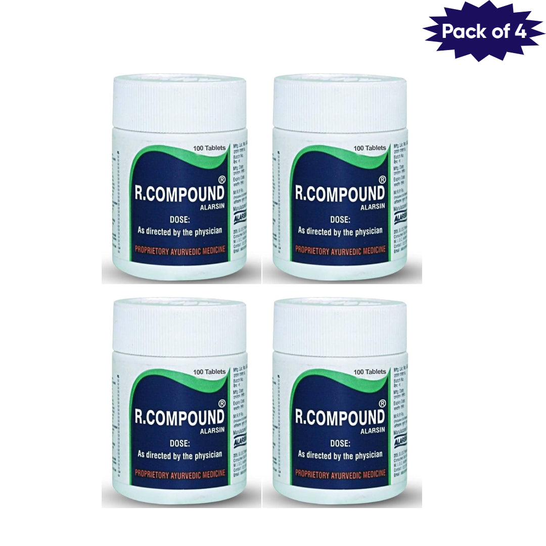 Alarsin R.Compound 100 Tablets(Pack of 4)