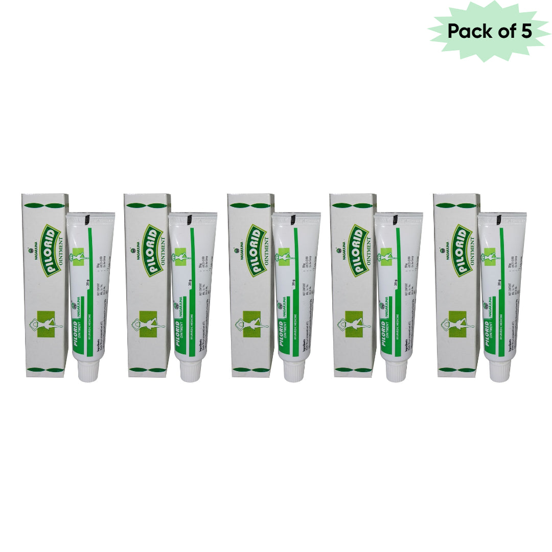 Nagarjuna Ayurveda Pilorid Ointment 20 Gm(Pack of 5)
