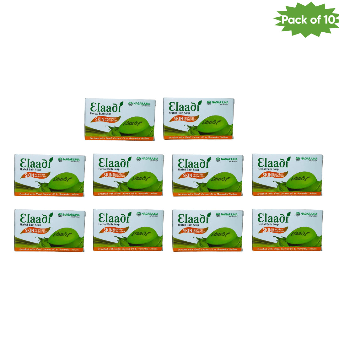 Nagarjuna Ayurveda Elaadi Soap 75 Gm(Pack of 10)