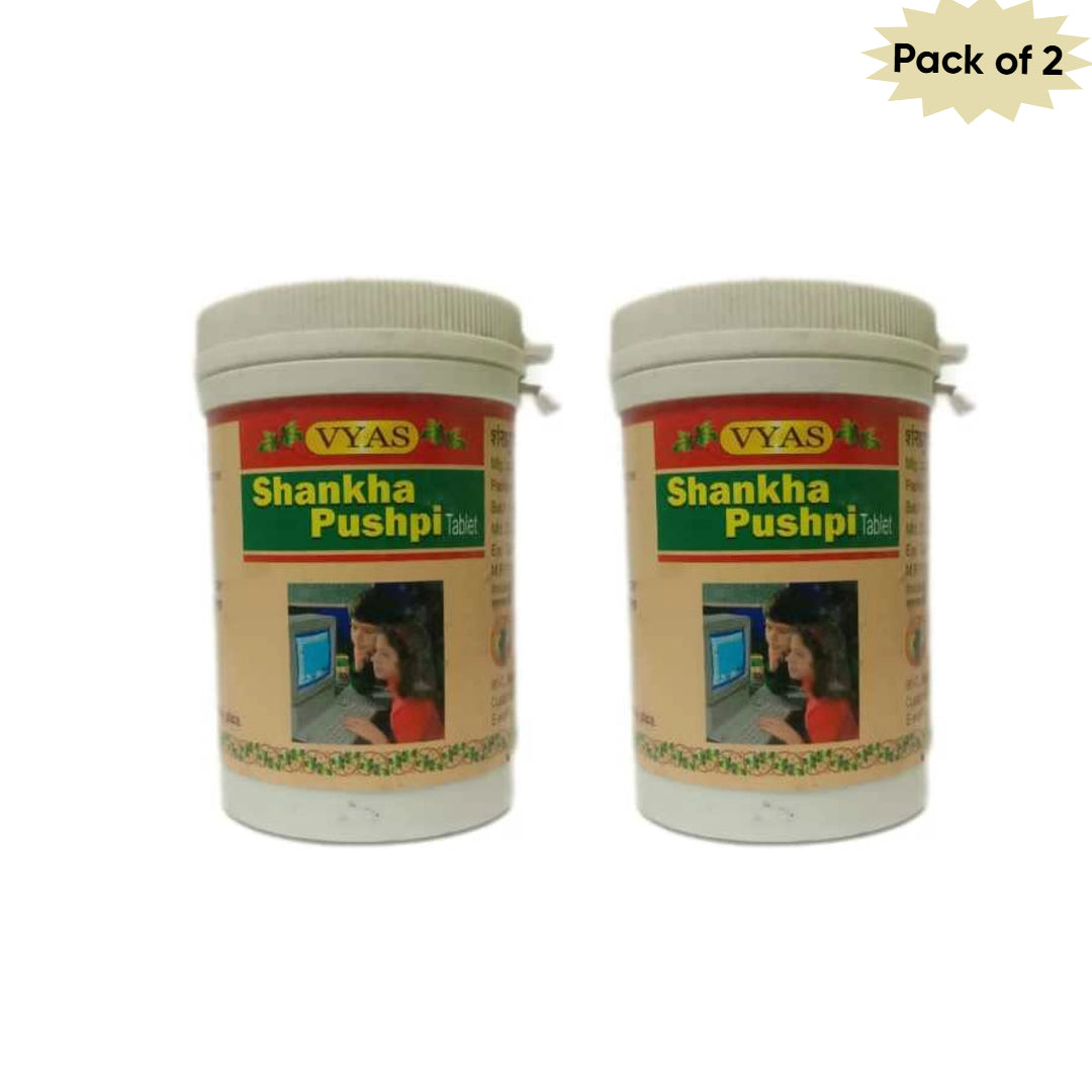 Vyas Shankhapushpi 100 Tablets(Pack of 2)