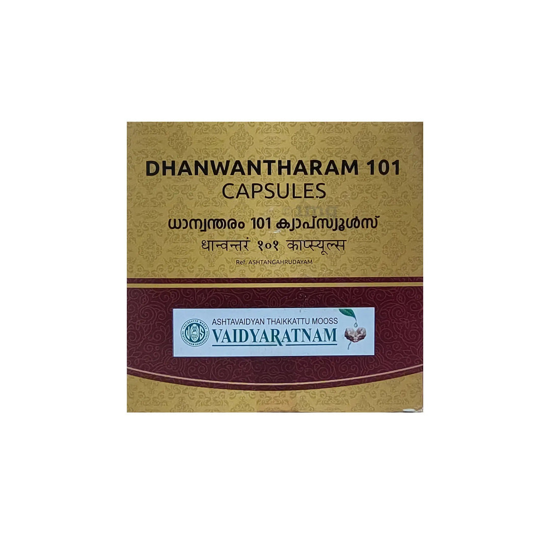 Vaidyaratnam Dhanwanthram 101 100 Capsules