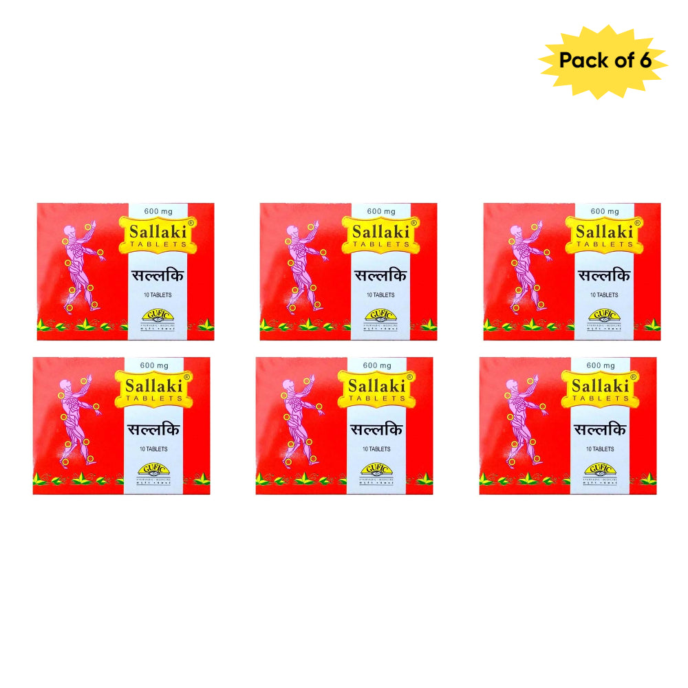 Gufic Biosciences Ltd Sallaki 600 Mg 10 Tablets(Pack of 6)