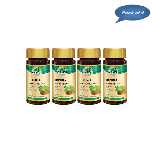 Zandu Triphala 30 Tablets (Pack Of 4)