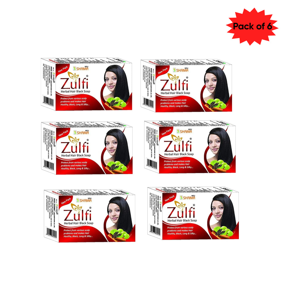New Shama Zulfi Soap 75 Gm(Pack of 6)