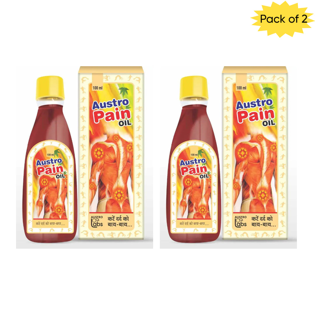 Austro Labs Pain Oil 100 Ml(Pack of 2)