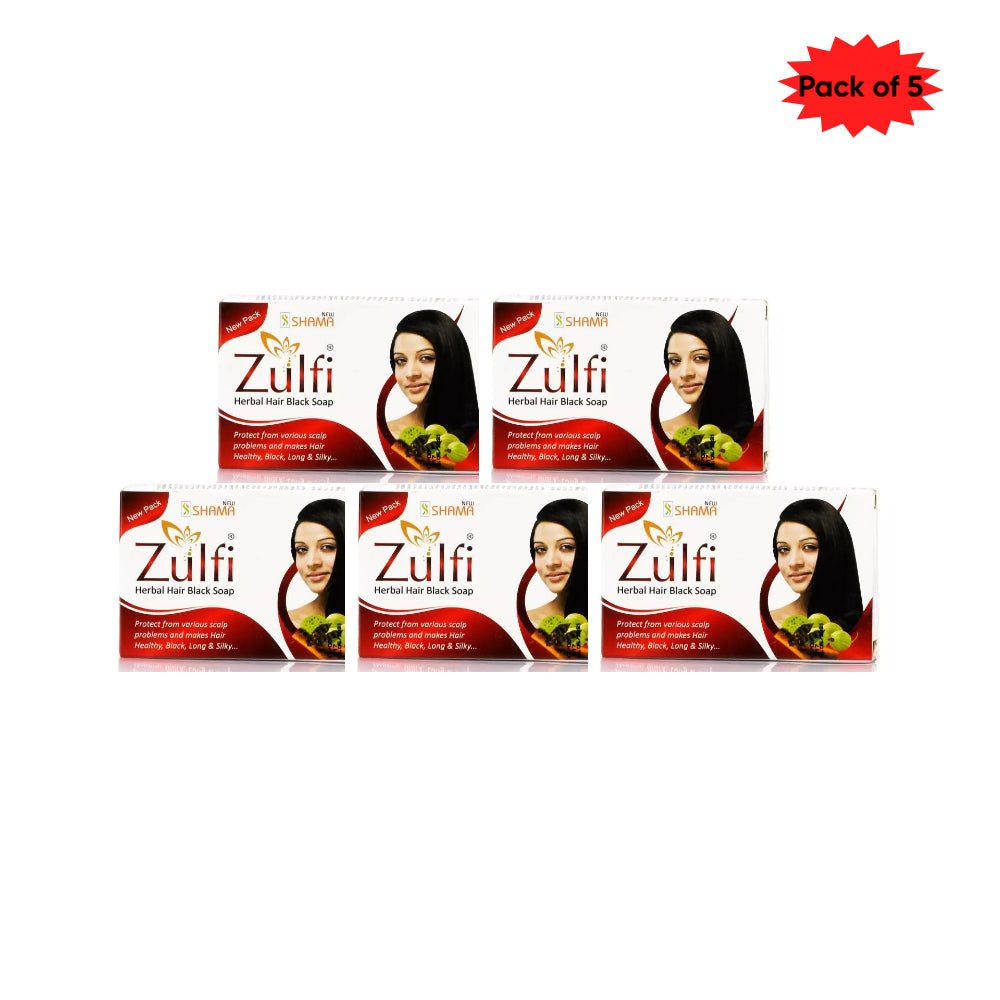 New Shama Zulfi Soap 75 Gm(Pack of 5)