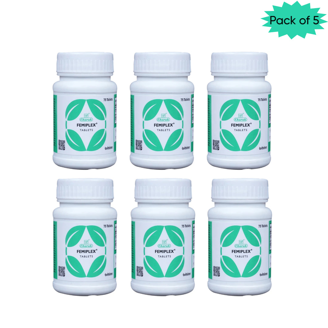 Charak Pharma Femiplex 75 Tablets(Pack of 6)