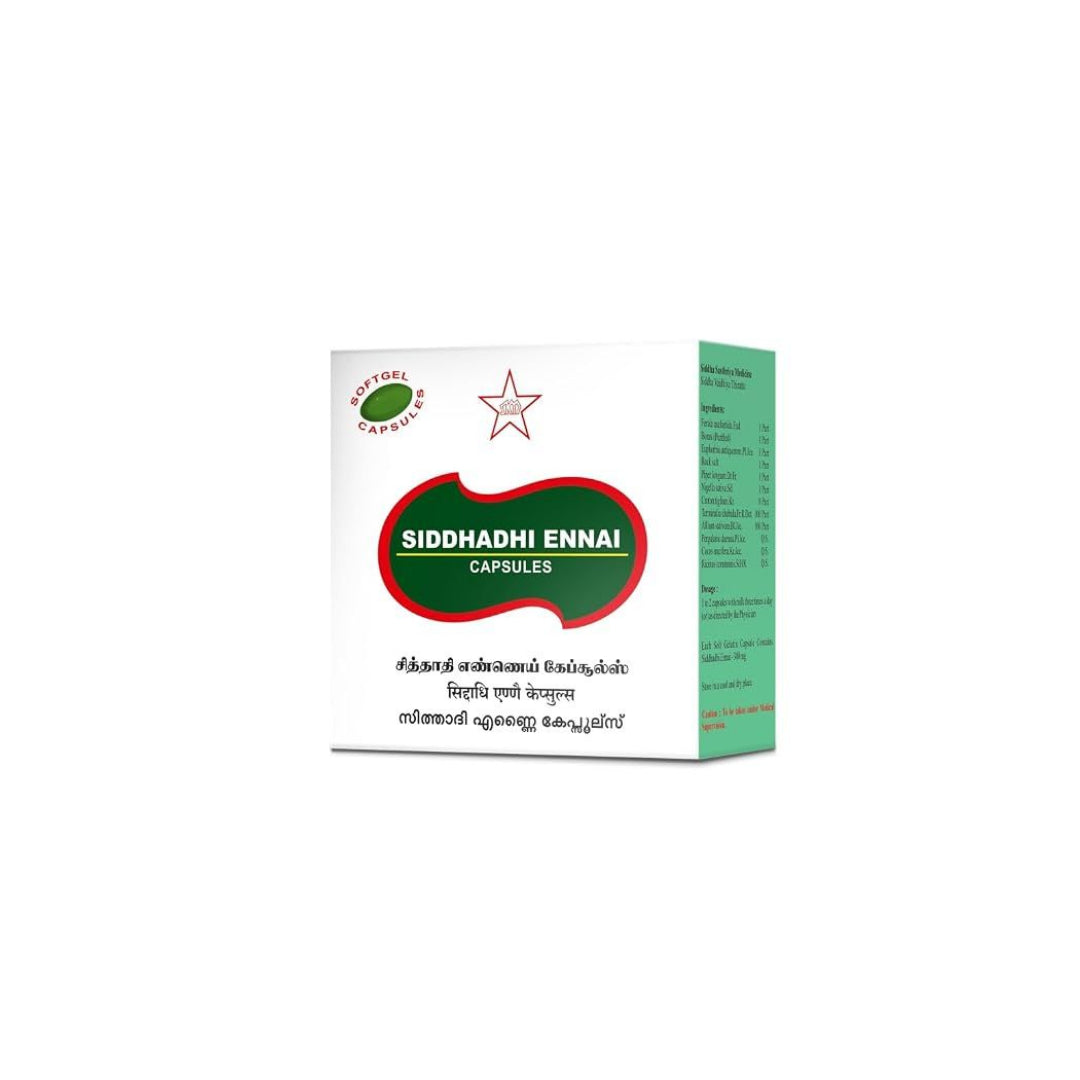 Skm Siddha Siddhadhi Ennai Softgel 100 Capsules