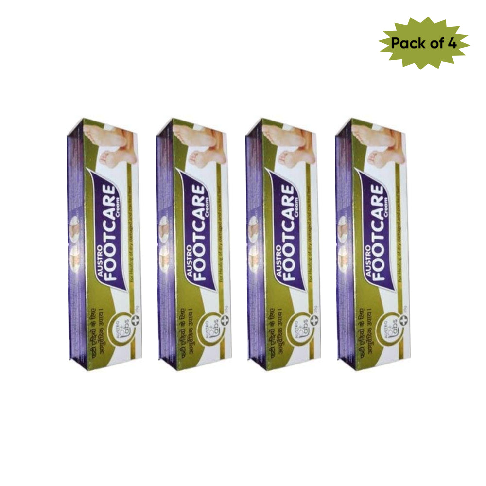 Austro Labs Foot Care Cream 25 Gm(Pack of 4)