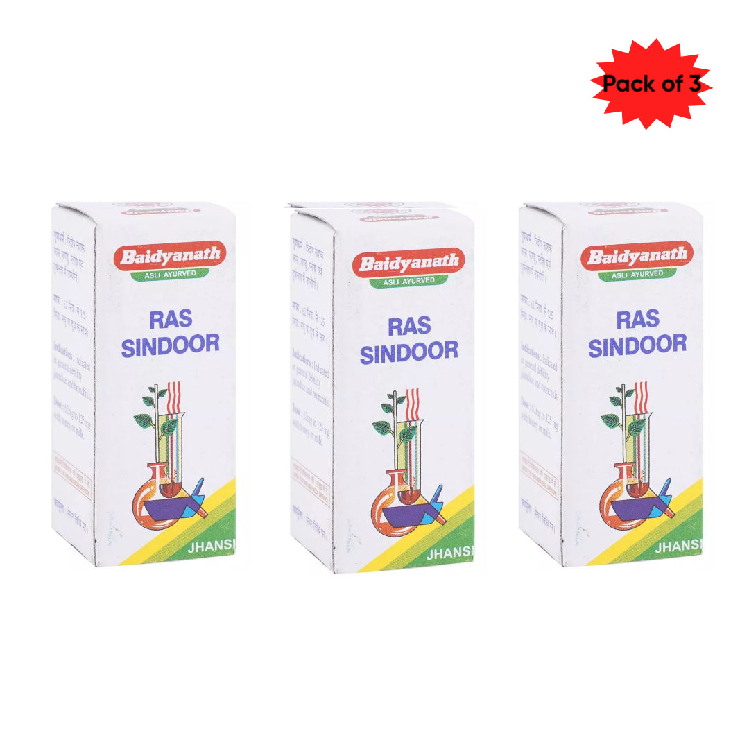 Baidyanath (Jhansi) Mall Sindoor 2.5 Gm(Pack of 3)