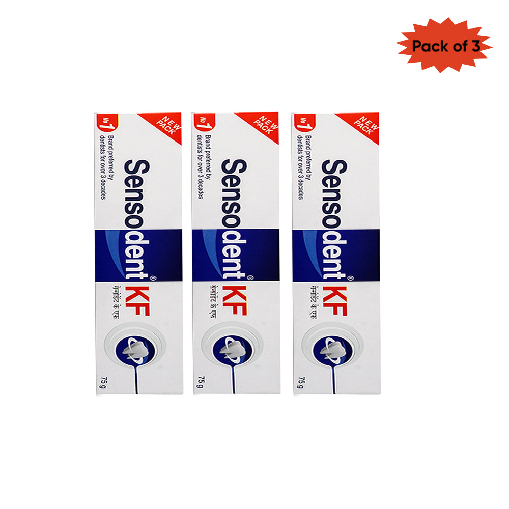 Warren Sensodent Kf 75 Gm(Pack of 3)