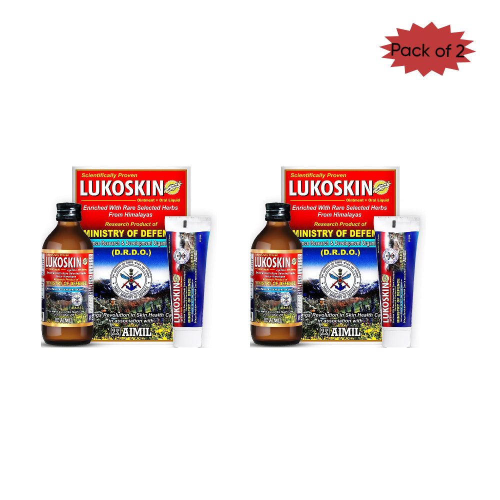 Aimil Lukoskin Combo Oral & Ointment(Pack of 2)