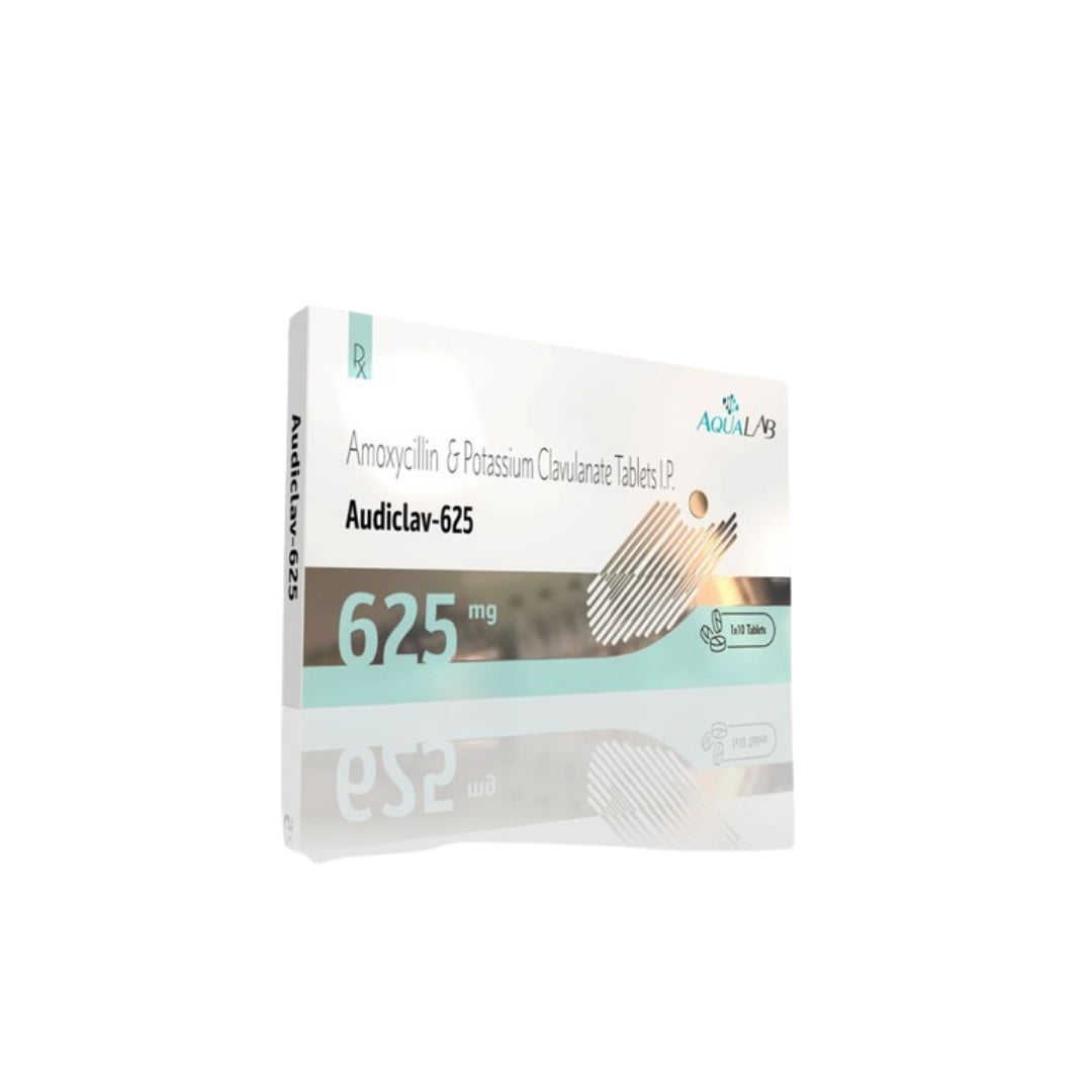 Aqualab Audiclav-625 Mg 10 Tablets