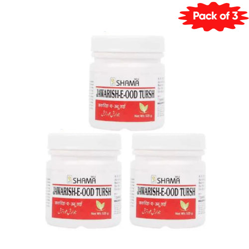 New Shama Jawarish-E-Ood Tursh 60 Gm(Pack of 3)