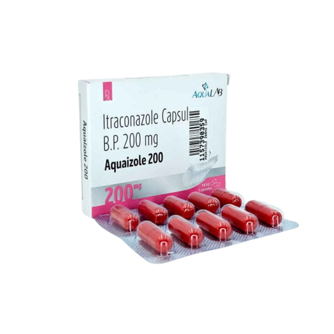 Aqualab Aquaizole 200 Mg 10 Capsules