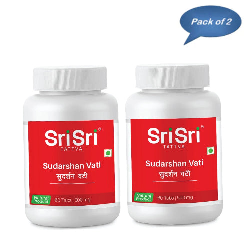 Sri Sri Tattva Sudarshan Vati 60 Tablets(Pack of 2)