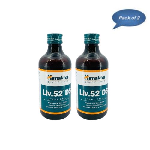 Himalaya Liv.52 Ds Syrup 200 Ml( Pack of 2)