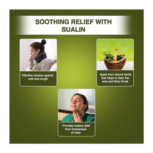 Hamdard Sualin Cough 60 Tablets(Pack of 2)