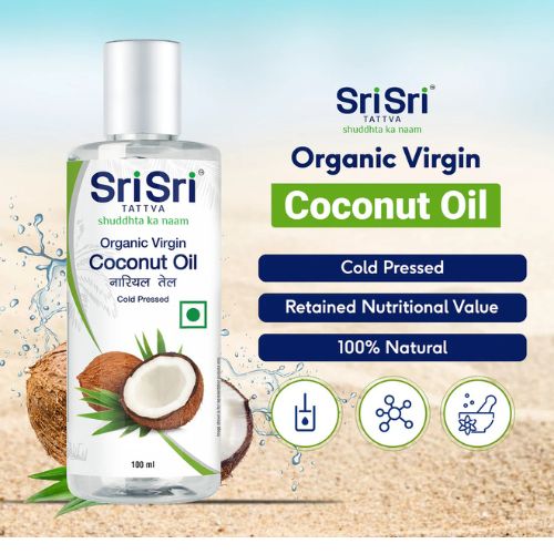 Sri Sri Tattva Organic Virgin Coconut Oil 100 Ml