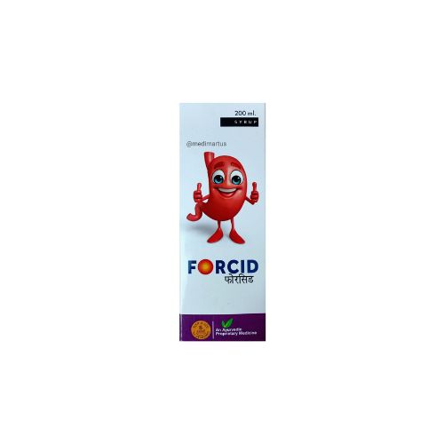 Ambic Forcid Syrup 200 Ml | Ayurvedic Antacid, Acidity Relief, Heartbu ...