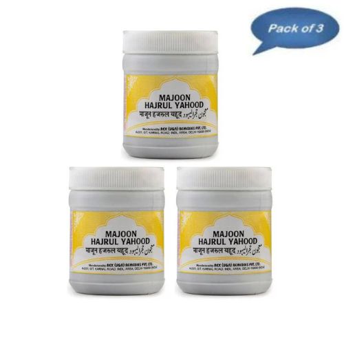Rex Remedies Majoon Hajrul Yahood 125 Gm(Pack of 3)