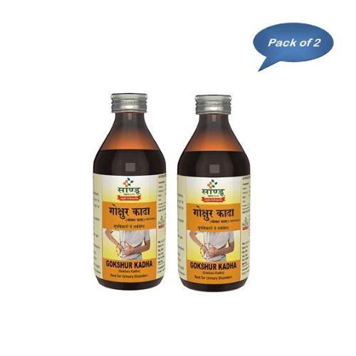 Sandu Pharmaceuticals Gokshur Kadha 200 Ml (Pack of 2)