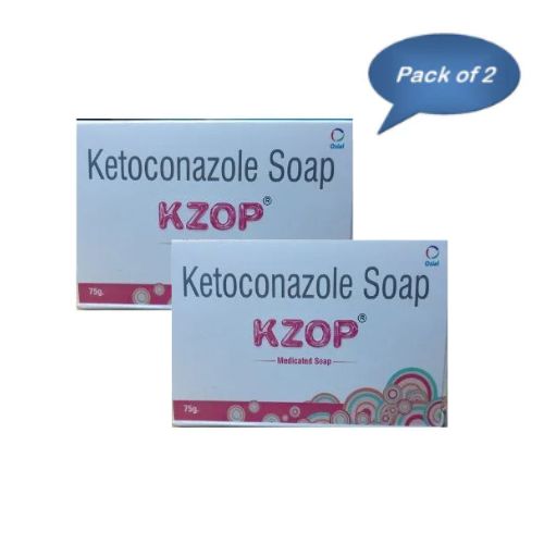 Oziel Kzop Medicated Soap 75 Gm (Pack of 2)