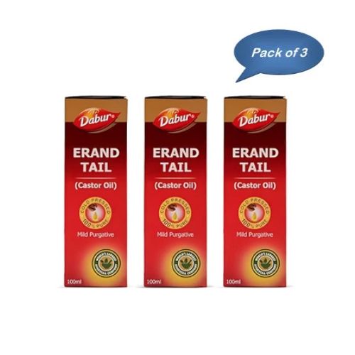 Dabur Erand(Castor) Oil 50 (Pack of 3)