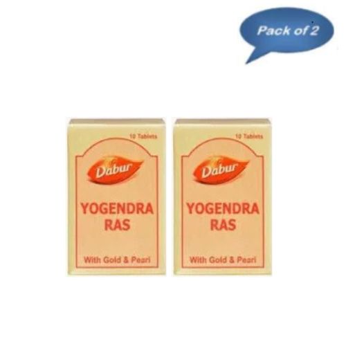 Dabur Yogendra Ras (Gold) 10 Tablets pack of 2
