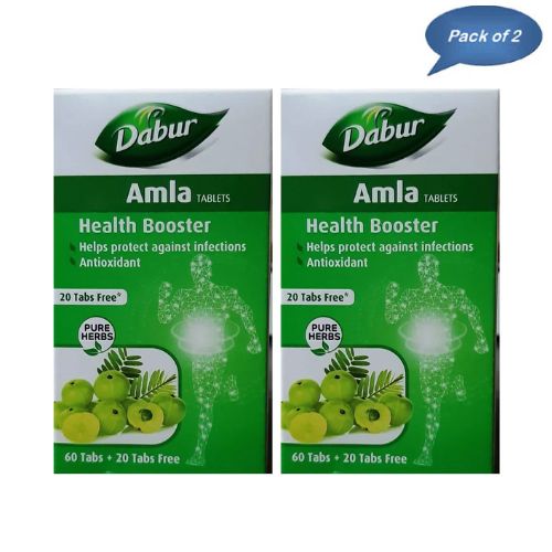 Dabur Amla 60 Tablets (Pack of 2)