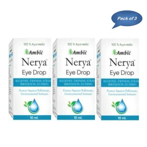 Ambic Nerya Eye Drop 10 Ml (Pack Of 3)