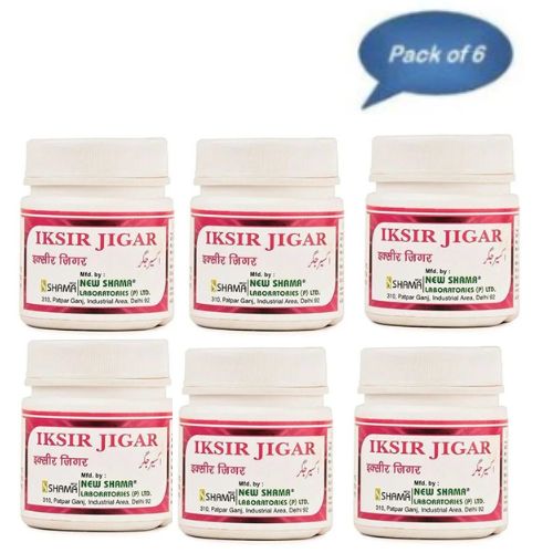 New Shama Iksir Jigar 100 Tablets (Pack of 6 )
