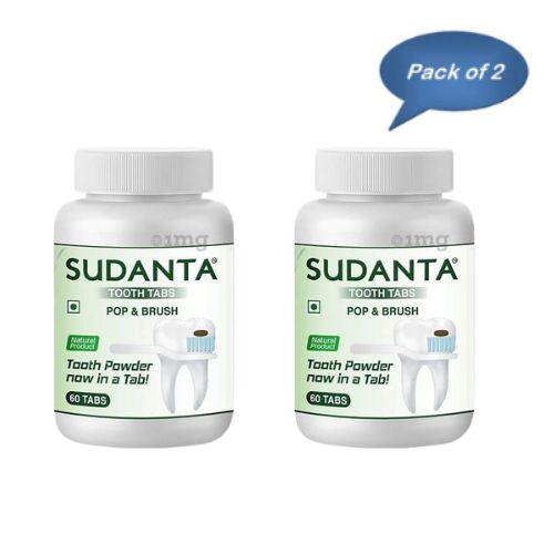 Sri Sri Tattva Sudanta Tooth 60 Tablets (Pack of 2)