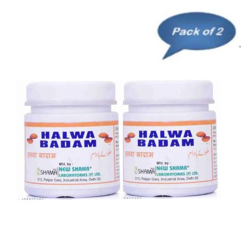 New Shama Halwa Badam 250 Gm (Pack of 2)