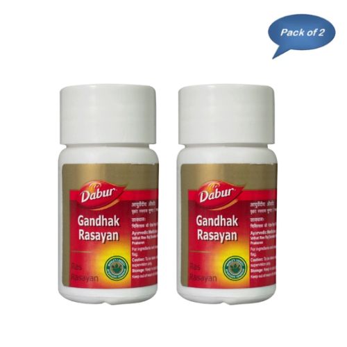 Dabur Gandhak Rasayan 40 Tablets (Pack of 2)