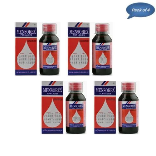 Rex Remedies Mensorex Syrup 100 Ml(Pack of 4)